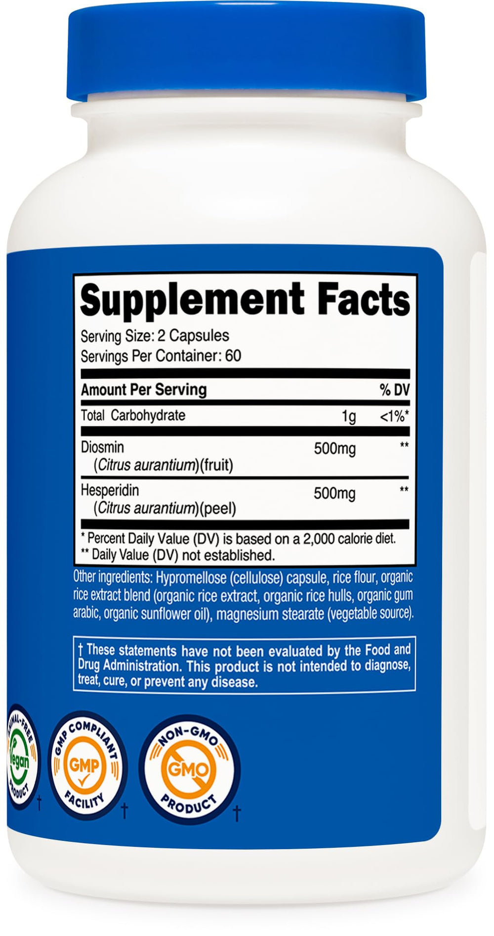 Manufacturing facility certified NSF, GMP compliant, FDA registered