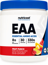 Nutricost EAA Powder Fruit Punch bottle front