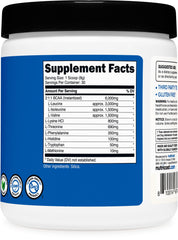 Gluten-free, non-GMO, and vegetarian-friendly EAA powder