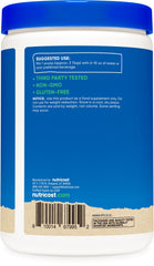 Nutricost egg white protein powder shake being poured for a smooth blend