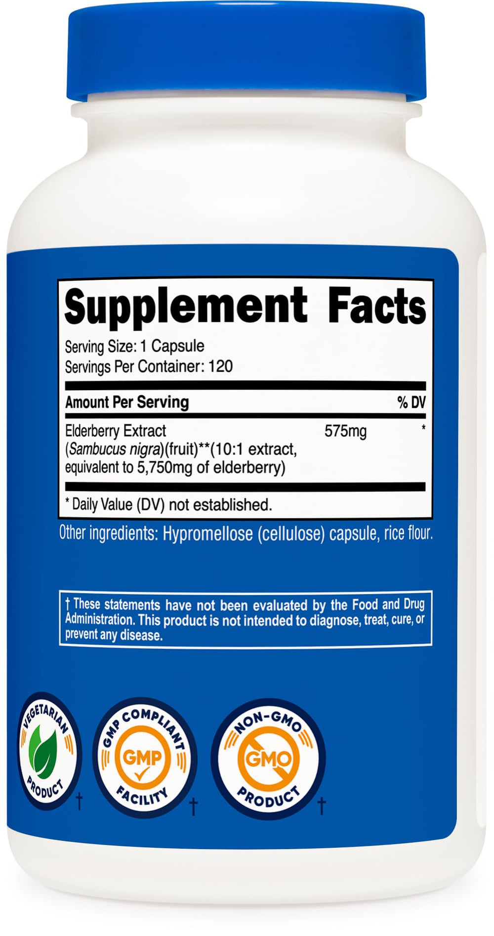 Lifestyle image of Nutricost Elderberry Capsules for daily wellness