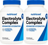 Nutricost Electrolyte Complex Advanced Hydration 120-capsule bottle label