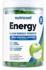 Nutricost Energy Complex Stickpack bottle offers on-the-go energy for busy days.