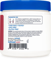 Powder dissolving in water showing easy mixability after workouts