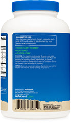 CCOF Made With Organic certification badge on Nutricost Fiber