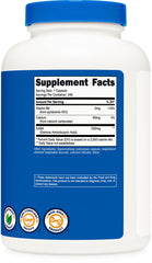 Gluten Free, Non-GMO Vegetarian product with GMP/FDA facility badge