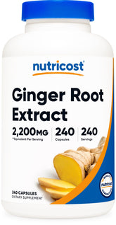 Nutricost Ginger Root Extract bottle front