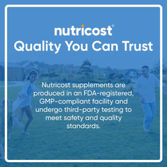 Nutricost glucosamine bottle shown as part of a daily routine for joint support