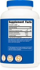 Ingredient profile of Nutricost glucosamine with chondroitin and MSM