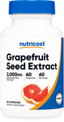 Nutricost Grapefruit Seed Extract bottle with label
