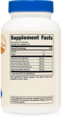 Nutricost Beef Organ Supplement bottle on white background