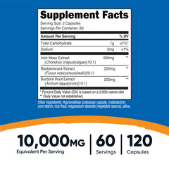 Nutricost Irish Sea Moss Extract bottle packaging