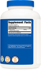 Label showing 120 servings, vegan and gluten-free