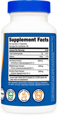 Nutrition facts label for Nutricost Irish Sea Moss Extract