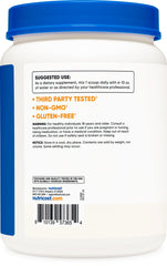 Serving scoop with Nutricost L-Arginine Powder 1KG