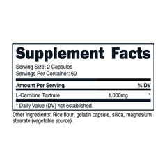 Nutrition facts and serving information