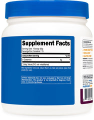 Nutricost L-Glutamine 500 g packaging and ingredients