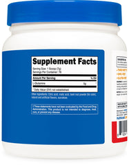Nutricost nutrition panel shows gluten-free and non-GMO status