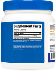 NSF GMP FDA registered facility emblem and Nutricost branding