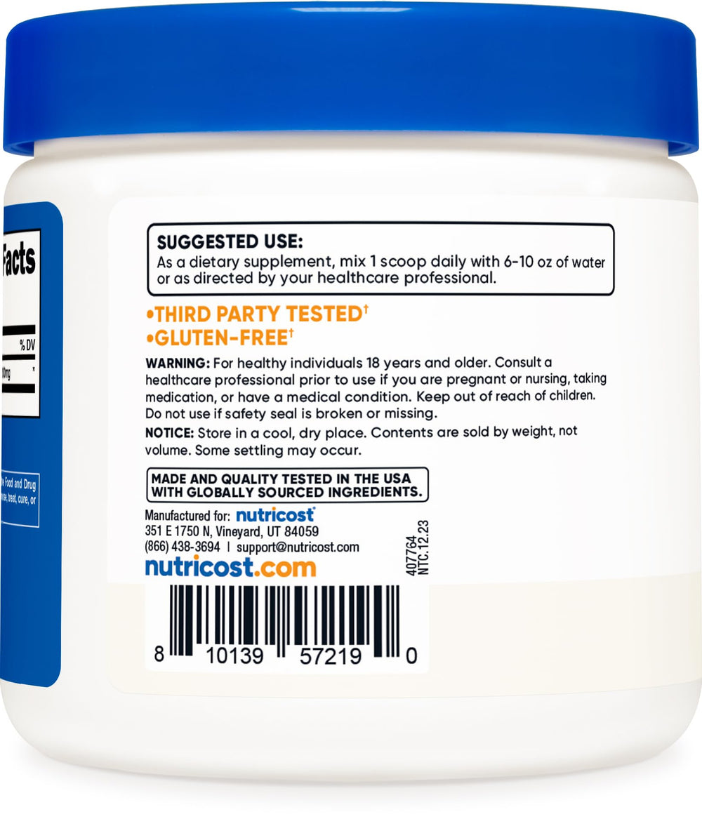 NSF Certified, GMP Compliant, FDA Registered facility badge