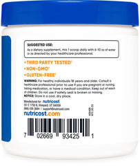 Nutricost LongJack gluten-free label confirms non-GMO quality