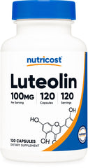 Nutricost Luteolin 100mg bottle with 120 capsules