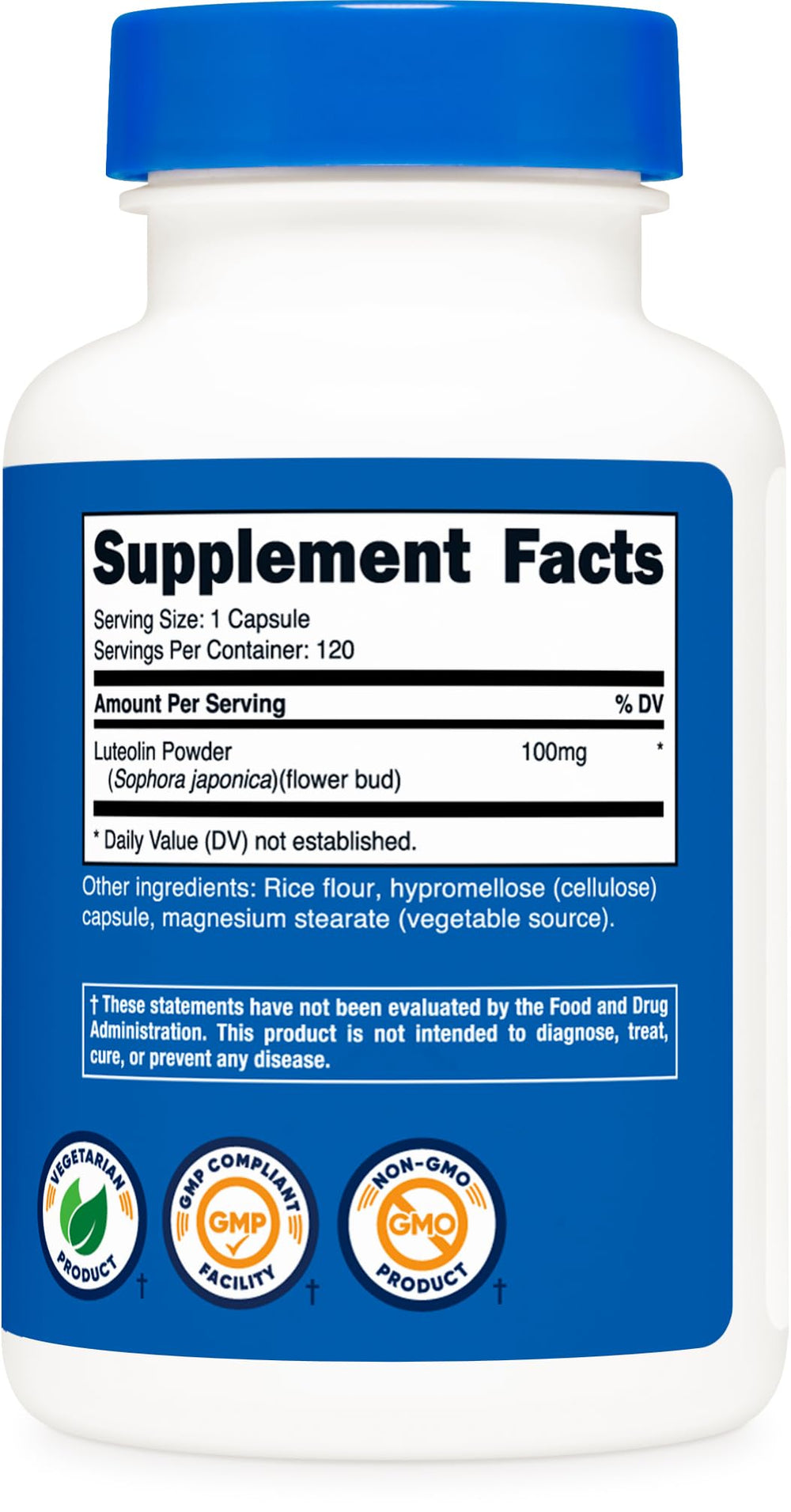 Facility certifications and third-party testing badges for Nutricost