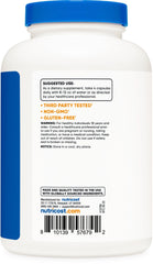 Vegan, gluten-free, non-GMO badges on packaging