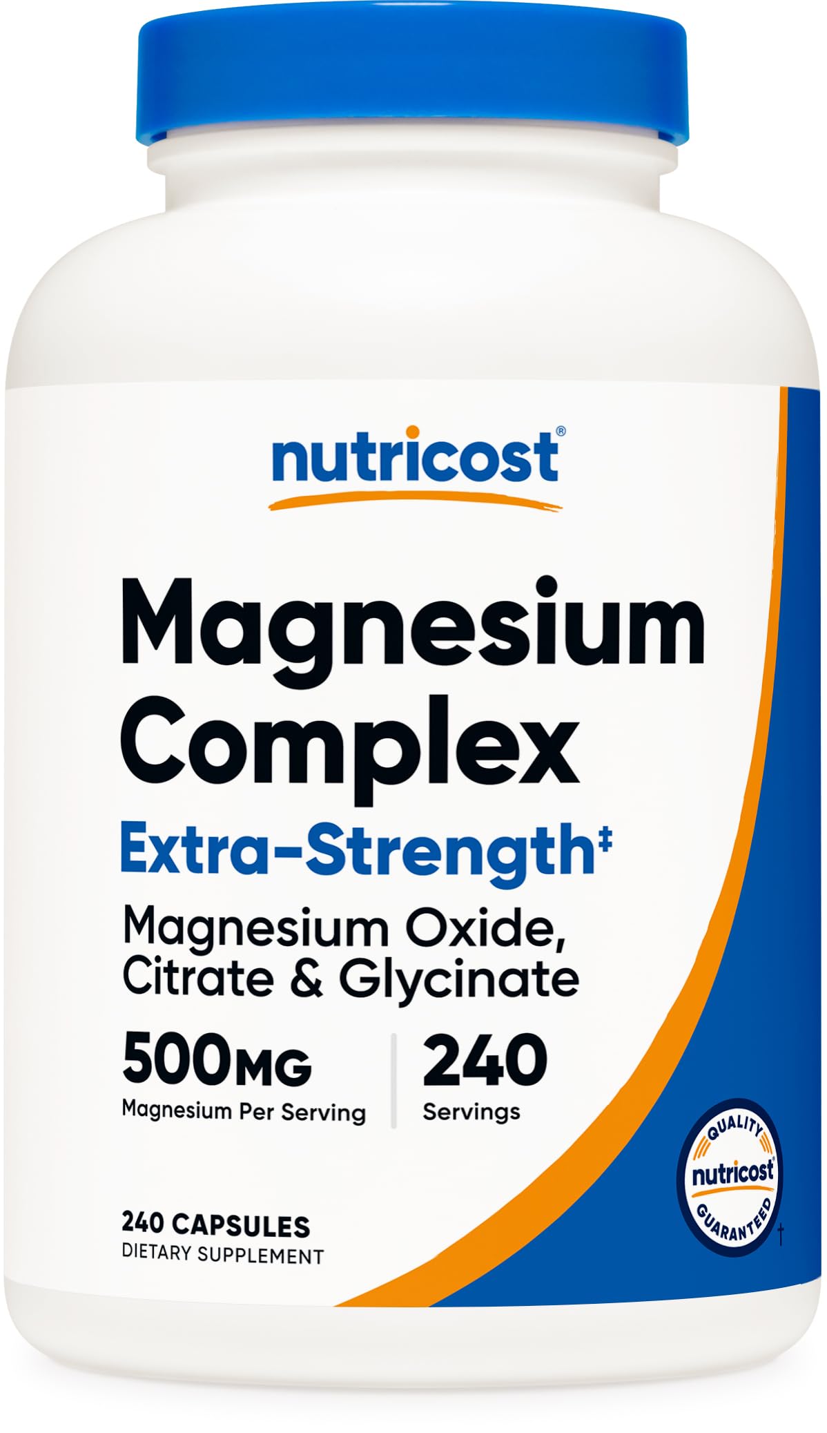Nutricost Magnesium Complex 500mg bottle with 240 capsules Nutricost Magnesium Complex 500mg bottle with 240 capsules