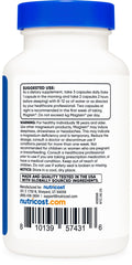 Close-up of Nutricost Magtein L-Threonate capsules
