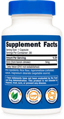 GMP-compliant, FDA-registered manufacturing facility for Nutricost