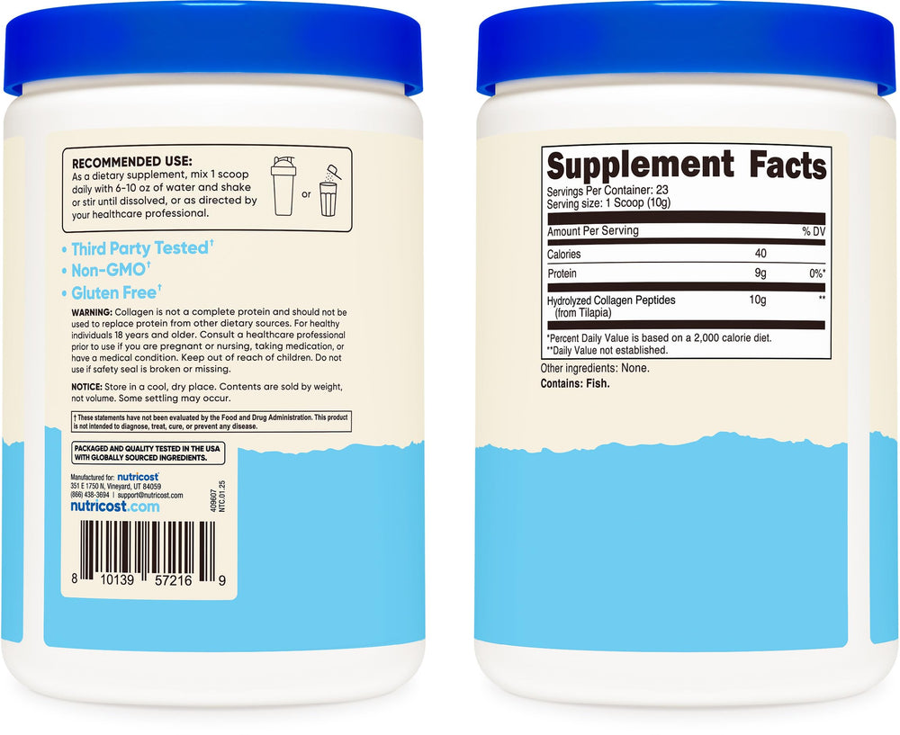 NSF-certified GMP-compliant manufacturing facility for Nutricost