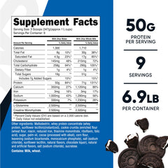 Nutricost Mass Gainer ingredients list shows whey protein, creatine, and L-glutamine for recovery