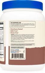 Biotin and collagen ingredients shown with supplement label