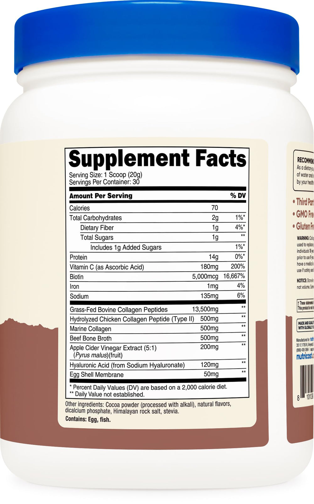 Product packaging highlighting Non-GMO and Gluten-Free ingredients