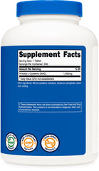 Packaging with GMP-compliant and NSF-certified facility badges