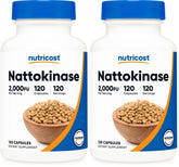 Nutricost Nattokinase 2000 FU bottle - Pack of 2