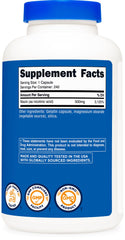 NSF GMP certified facility symbol on Nutricost Niacin bottle