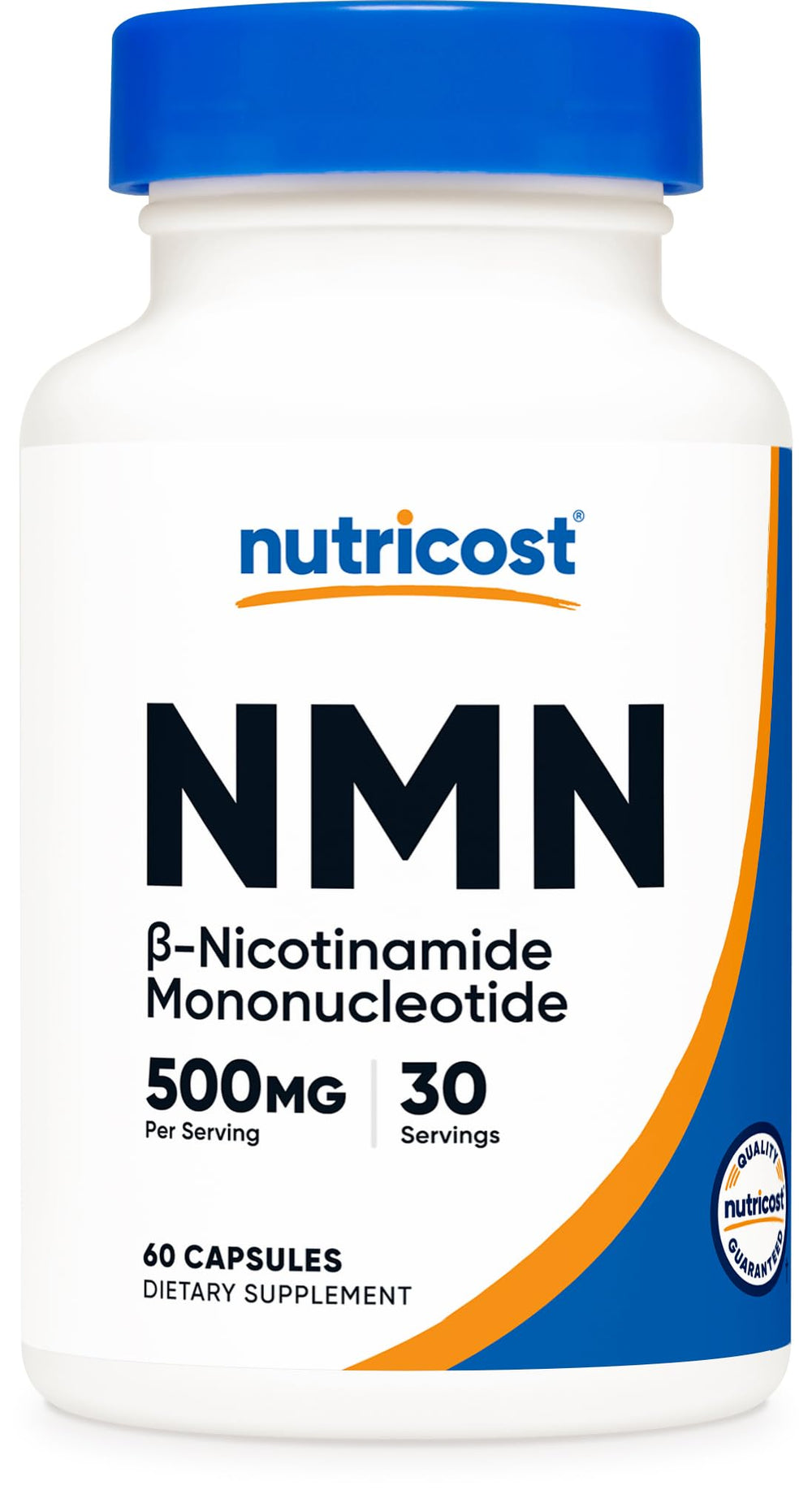 Nutricost NMN 500mg 60-capsule bottle