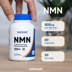 Non-GMO NMN supplement by Nutricost