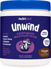 Nutricost Nutrizen PM Unwind chocolate flavor bottle front view