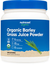 Nutricost Organic Barley Grass Juice Powder 1 lb bottle