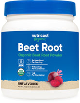 Nutricost Organic Beet Root Powder 1 lb bottle
