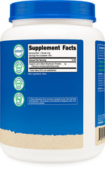 Lion's Mane powder derived from the fruiting body in a bottle