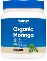 Nutricost Organic Moringa Powder 1 lb bottle