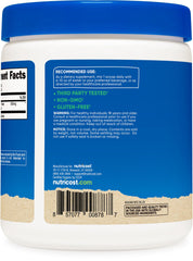 Bottle labeled 500 servings for Mucuna Pruriens powder