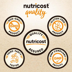 Packaging image of Nutricost Organic Pea Protein Powder 1 lb unflavored container