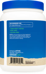 USDA Organic seal on Nutricost pea protein powder packaging