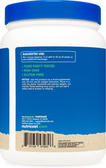 Nutricost pea protein shake glass being poured for post-workout recovery