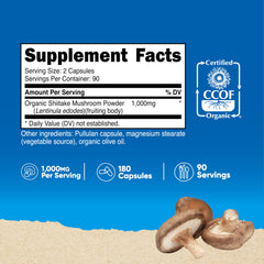 Close-up showing 1,000mg per serving and 500mg per capsule